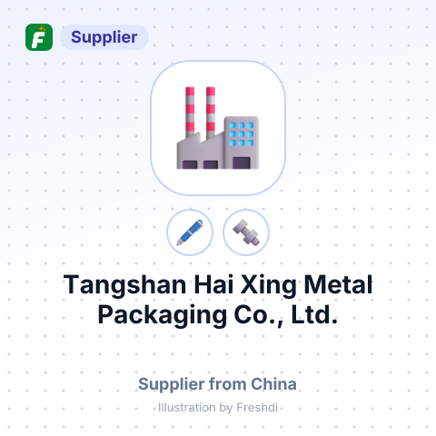 Tangshan Hai Xing Metal Packaging Co., Ltd. – summary card, no photo uploaded yet
