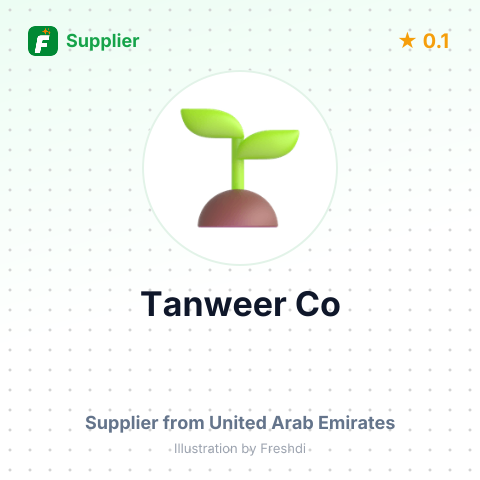 Tanweer Co  – summary card, no photo uploaded yet