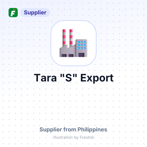 Tara "S" Export – summary card, no photo uploaded yet