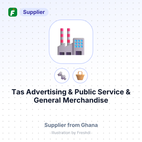 Tas Advertising & Public Service & General Merchandise – summary card, no photo uploaded yet