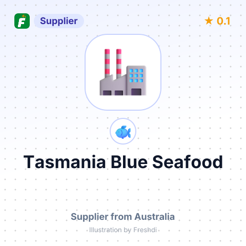 Tasmania Blue Seafood – summary card, no photo uploaded yet