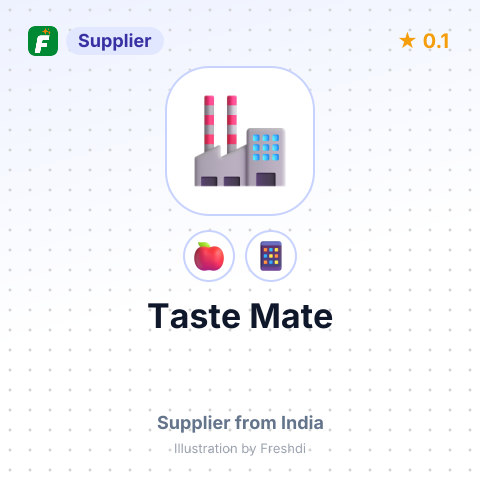 Taste Mate  – summary card, no photo uploaded yet