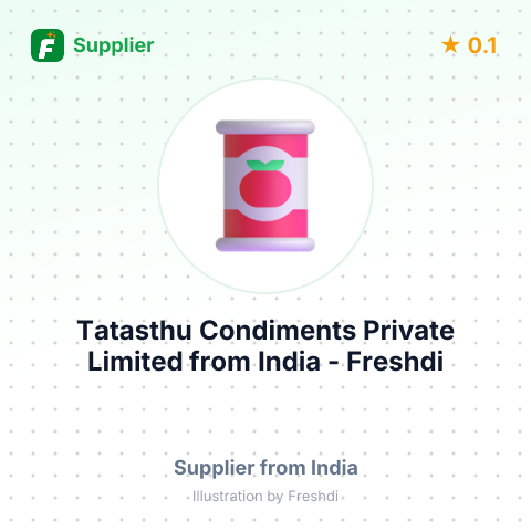 Tatasthu Condiments Private Limited  – summary card, no photo uploaded yet
