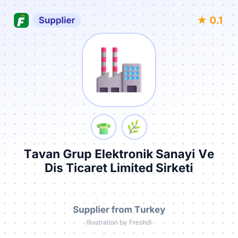 Tavan Grup Elektronik Sanayi Ve Dis Ticaret Limited Sirketi  – summary card, no photo uploaded yet
