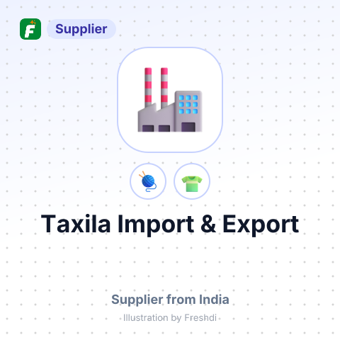 Taxila Import & Export – summary card, no photo uploaded yet
