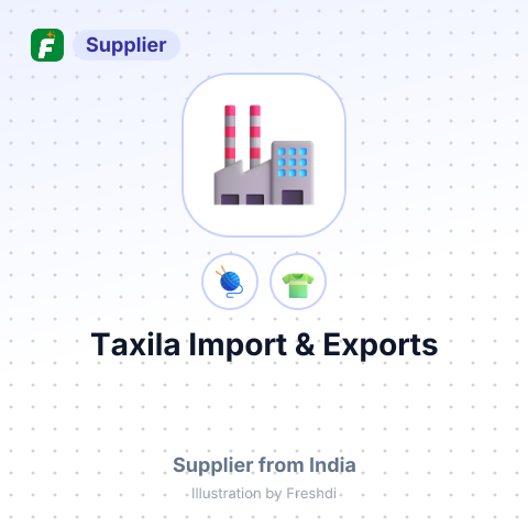 Taxila Import & Exports – summary card, no photo uploaded yet