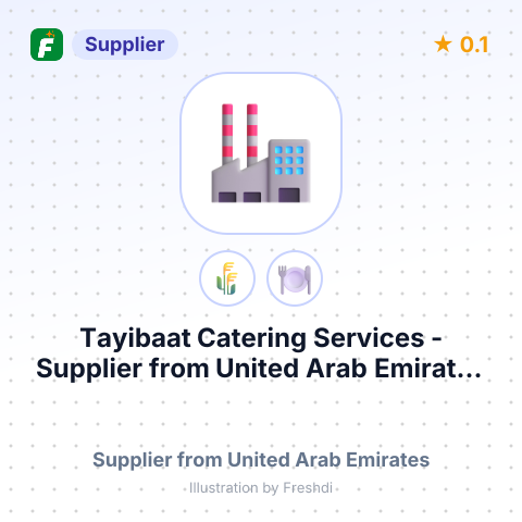 Tayibaat Catering Services  – summary card, no photo uploaded yet