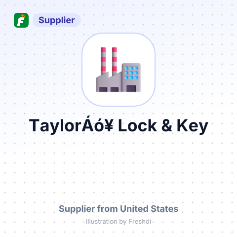 TaylorÁó¥ Lock & Key – summary card, no photo uploaded yet