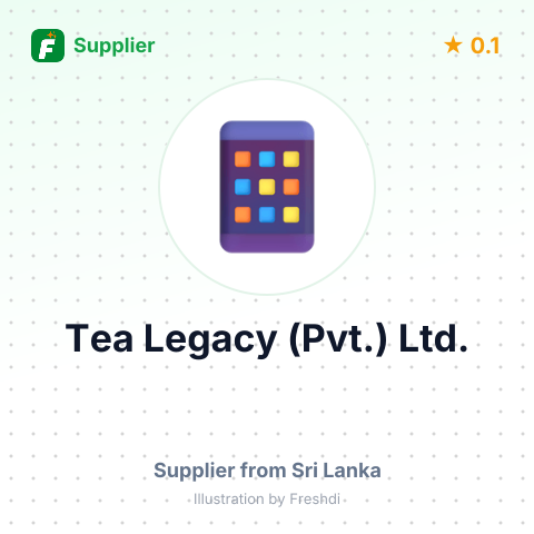 Tea Legacy (Pvt.) Ltd.  – summary card, no photo uploaded yet