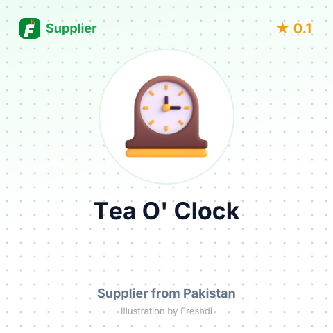 Tea O' Clock  – summary card, no photo uploaded yet