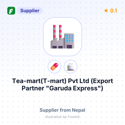 Tea-mart(T-mart) Pvt Ltd (Export Partner "Garuda Express")  – summary card, no photo uploaded yet