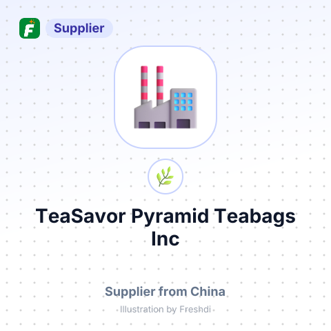 TeaSavor Pyramid Teabags Inc – summary card, no photo uploaded yet