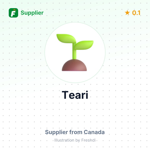 Teari  – summary card, no photo uploaded yet