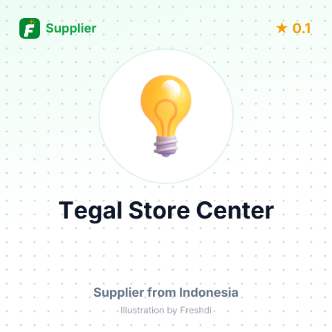 Tegal Store Center  – summary card, no photo uploaded yet