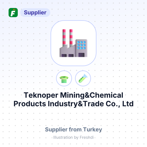 Teknoper Mining&Chemical Products Industry&Trade Co., Ltd – summary card, no photo uploaded yet