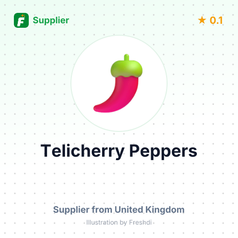 Telicherry Peppers  – summary card, no photo uploaded yet