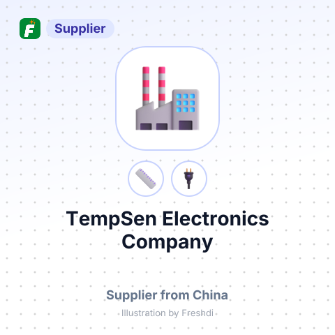 TempSen Electronics Company – summary card, no photo uploaded yet
