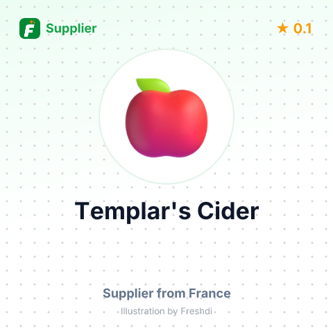 Templar's Cider  – summary card, no photo uploaded yet