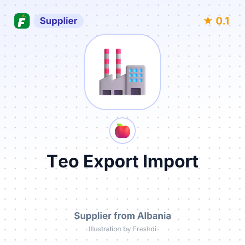Teo Export Import  – summary card, no photo uploaded yet