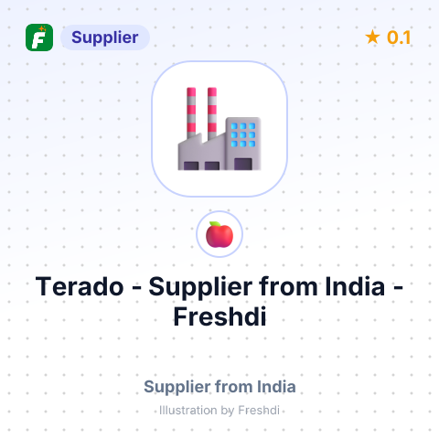 Terado  – summary card, no photo uploaded yet