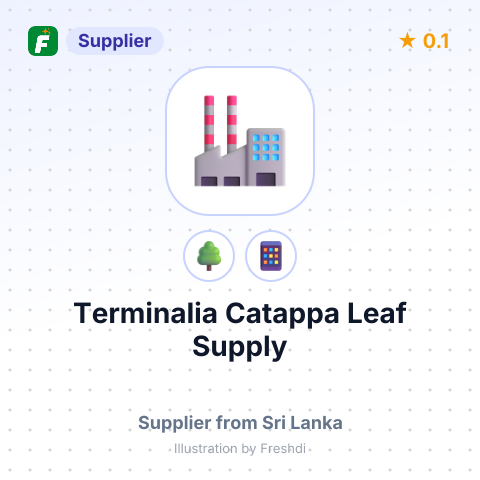 Terminalia Catappa Leaf Supply  – summary card, no photo uploaded yet