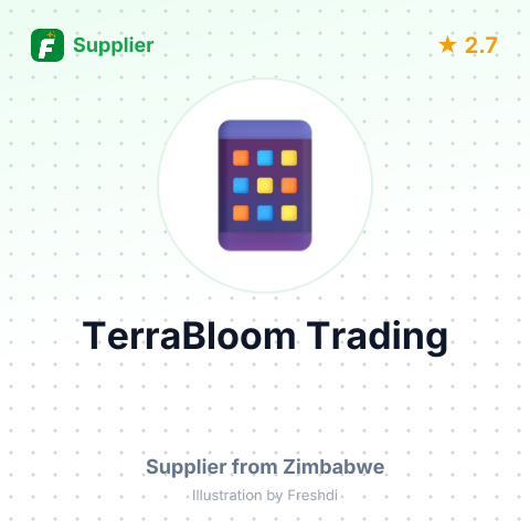 TerraBloom Trading – summary card, no photo uploaded yet