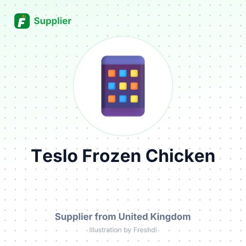 Teslo Frozen Chicken – summary card, no photo uploaded yet