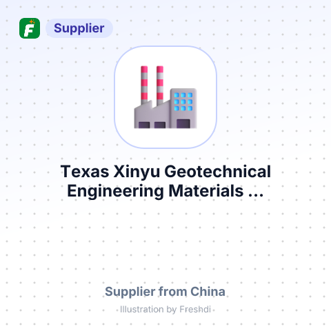 Texas Xinyu Geotechnical Engineering Materials ... – summary card, no photo uploaded yet