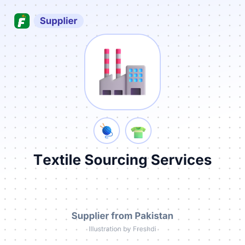 Textile Sourcing Services – summary card, no photo uploaded yet