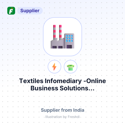 Textiles Infomediary -Online Business Solutions... – summary card, no photo uploaded yet