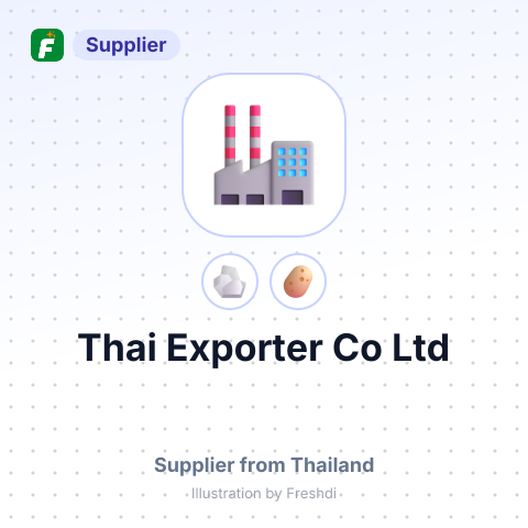 Thai Exporter Co Ltd – summary card, no photo uploaded yet