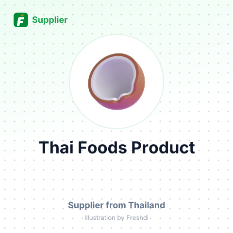 Thai Foods Product – summary card, no photo uploaded yet