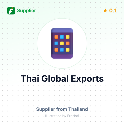 Thai Global Exports  – summary card, no photo uploaded yet