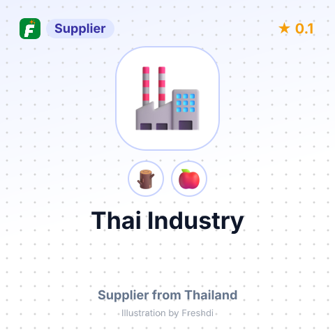 Thai Industry  – summary card, no photo uploaded yet