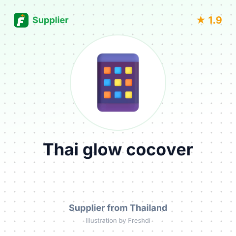 Thai glow cocover – summary card, no photo uploaded yet