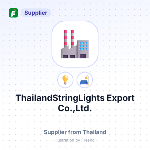 ThailandStringLights Export Co.,Ltd. – summary card, no photo uploaded yet