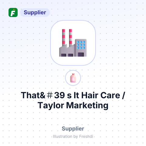 That&＃39;s It Hair Care / Taylor Marketing – summary card, no photo uploaded yet