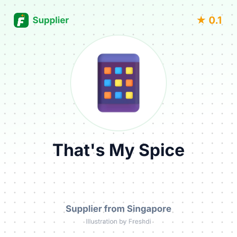 That's My Spice  – summary card, no photo uploaded yet