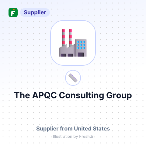 The APQC Consulting Group – summary card, no photo uploaded yet