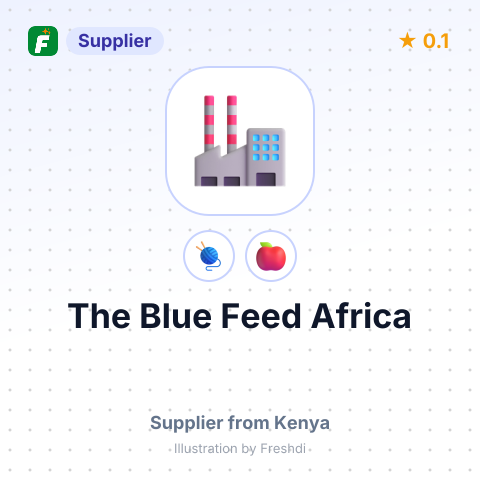 The Blue Feed Africa  – summary card, no photo uploaded yet
