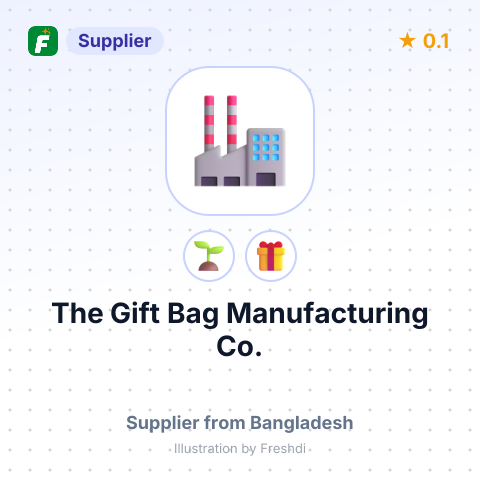 The Gift Bag Manufacturing Co.  – summary card, no photo uploaded yet