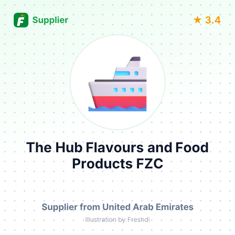 The Hub Flavours and Food Products FZC – summary card, no photo uploaded yet