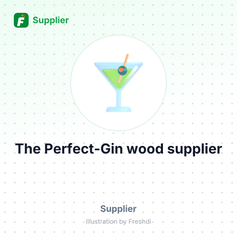 The Perfect-Gin wood supplier – summary card, no photo uploaded yet
