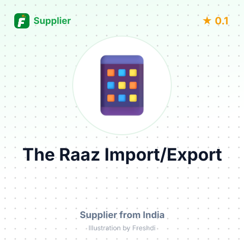 The Raaz Import/Export  – summary card, no photo uploaded yet