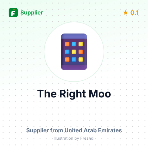 The Right Moo  – summary card, no photo uploaded yet