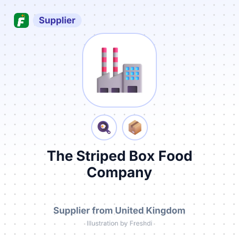 The Striped Box Food Company – summary card, no photo uploaded yet