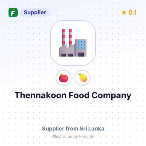 Thennakoon Food Company  – summary card, no photo uploaded yet