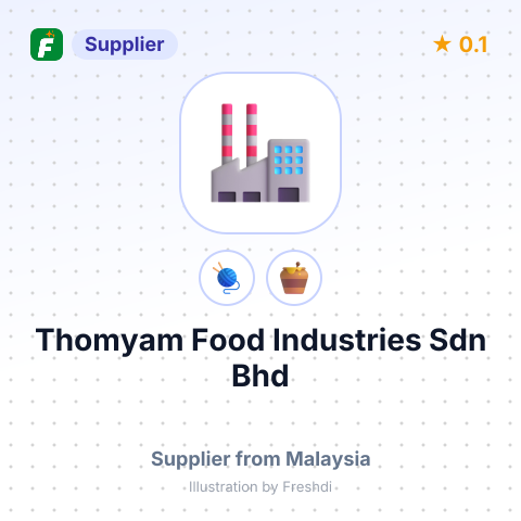 Thomyam Food Industries Sdn Bhd  – summary card, no photo uploaded yet