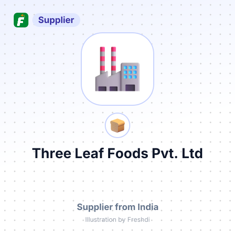 Three Leaf Foods Pvt. Ltd – summary card, no photo uploaded yet