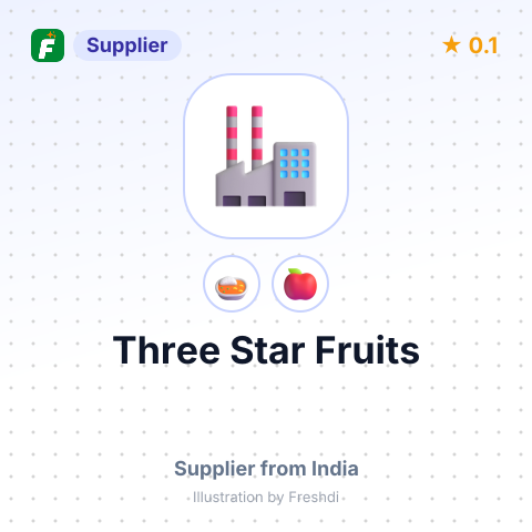 Three Star Fruits  – summary card, no photo uploaded yet